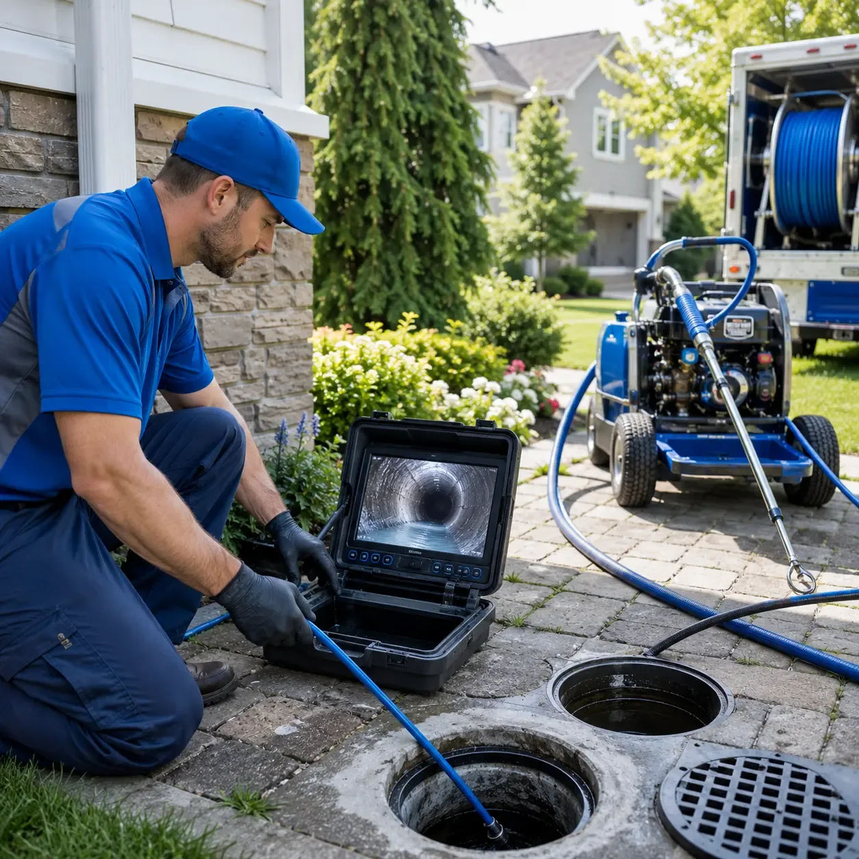 Outdoor drain cleaning professionals serving Erwin, NC
